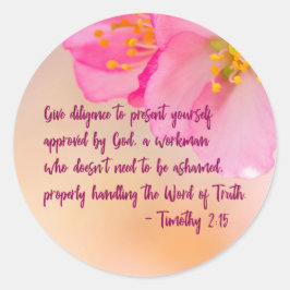 Geef cadeau je eigen Christelijk Ronde Sticker