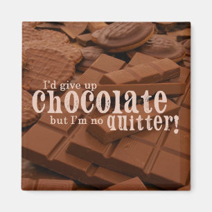 Geef chocolademagneet op magneet