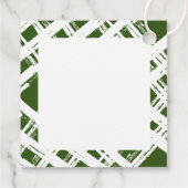 GEEF DAG MEEST kerstelegant groen WRAPPEN Bedankjes Labels (Achterkant)