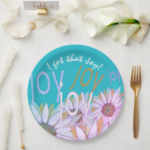 Geef Daisy een persoonlijk tintje: Floral Joy, Joy Papieren Bordje