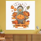Geef dank en deel liefde canvas afdruk (Insitu (Woonkamer))