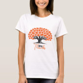 Geef Dank Herfst Eik Thanksgiving T-shirt (Voorkant)