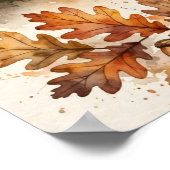 Geef Dank Herfst Landschap Kunstprint Poster (Hoek)
