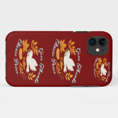 'Geef dank, kies voor vrede' iPhone / iPad hoesje (Achterkant (horizontaal))