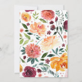 Geef Dank Rustieke Lettering | Thanksgiving Foto Feestdagenkaart (Achterkant)