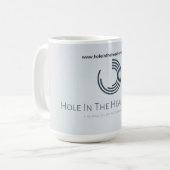 Geef dat gat in je hoofd door koffiemok (Voorkant links)