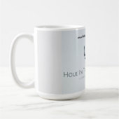 Geef dat gat in je hoofd door koffiemok (Links)