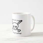 Geef de arme Eat de rijke koffie-Mok Koffiemok (Voorkant rechts)