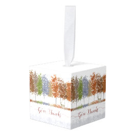 Geef de Bomen van de Thanksgiving van Bedankt en L Decoratie