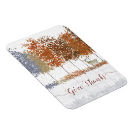 Geef de Bomen van de Thanksgiving van Bedankt en L Magneet