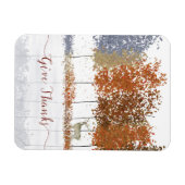 Geef de Bomen van de Thanksgiving van Bedankt en L Magneet (Horizontaal)