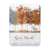 Geef de Bomen van de Thanksgiving van Bedankt en L Magneet (Verticaal)