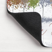 Geef de Bomen van de Thanksgiving van Bedankt en L Muismat (Hoek)