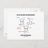 Geef de Boodschapper niet de schuld voor het beric Briefkaart (Voorkant / Achterkant)