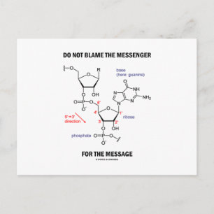 Geef de Boodschapper niet de schuld voor het beric Briefkaart