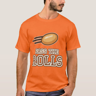 Geef de broodjes door Grappig Thanksgiving Voetbal T-shirt