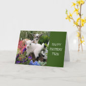 GEEF DE DAG OP MIJN ***TWIN *** KAART (Gele Bloem)