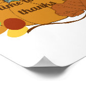 Geef de Druk van bedankt, het Poster van de Waarde (Hoek)