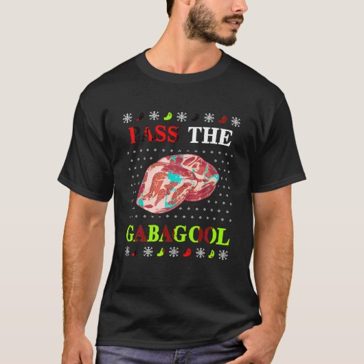 Geef de Gabagool een lelijke kerstkeuken voor T-shirt (Voorkant)