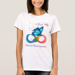 Geef de gevoeligheid voor pulmonale fibrose nooit  t-shirt