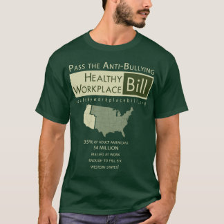 Geef de HWB door! (Afdruk voorzijde, portret) T-shirt