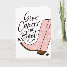 Geef de kanker de Boot Borstkanker Get Well