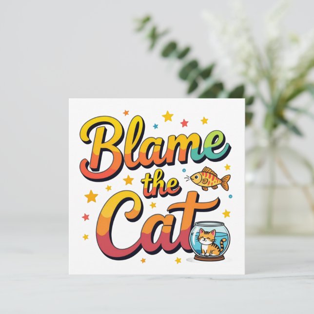 Geef de kat de schuld (Staand voorkant)