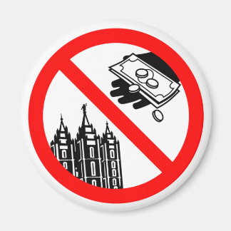 Geef de kerkmagneet niet te eten magneet