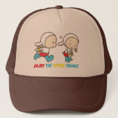 GEEF DE KLEINE DINGEN, leuk, motivatie Trucker Pet (Voorkant)