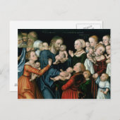 Geef de kleine kinderen het leven, 1538 briefkaart (Voorkant / Achterkant)