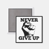 Geef de magneet nooit op (Voorkant / Achterkant)