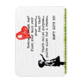 Geef de Magnet van de Aanmoediging van het Citaat  Magneet (Verticaal)