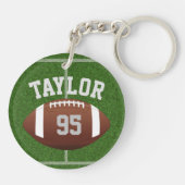 Geef de naam en het nummer van de speler van je Fo Sleutelhanger (Achterkant)