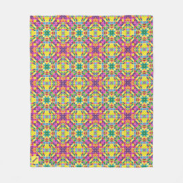 Geef de naam Quilt Pattern Soft Throw aan Fleece Deken