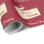 Geef de naam Roodrendierrendierrendiertje van Sant Cadeaupapier (Rol Hoek)