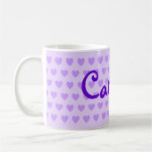 Geef de Naam uit om Uw Eigen Gepersonaliseerd te C Koffiemok (Links)