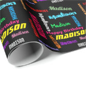 Geef de naam van de oude kleuren een fijn cadeautj cadeaupapier (Rol Hoek)