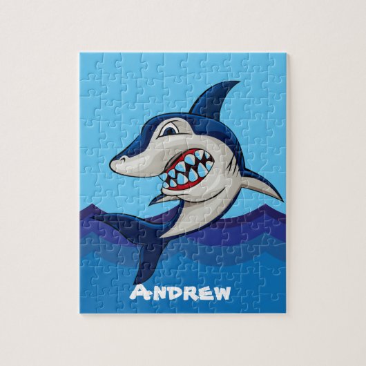 Geef de naam van de snelle haai op legpuzzel (Verticaal)