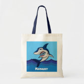 Geef de naam van de snelle haai op tote bag (Voorkant)