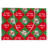 Geef de naam van Kerstmis aan Groot Cadeauzakje (Achterkant)