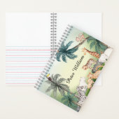 Geef de naam wild Animal aan, terug naar schoolnot Notitieboek (Binnen)