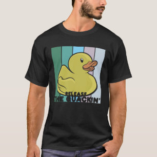 Geef de Quackin vrij voor een Duck Rubber Duck T-shirt