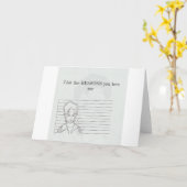 Geef de redenen op --wenskaart kaart (Gele Bloem)