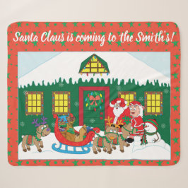 Geef de "Santa Claus komt"-brit/medium aan Sherpa Deken