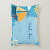 Geef de schitterende blauwe schotel aan accent kussen (Voorkant(Verticaal))