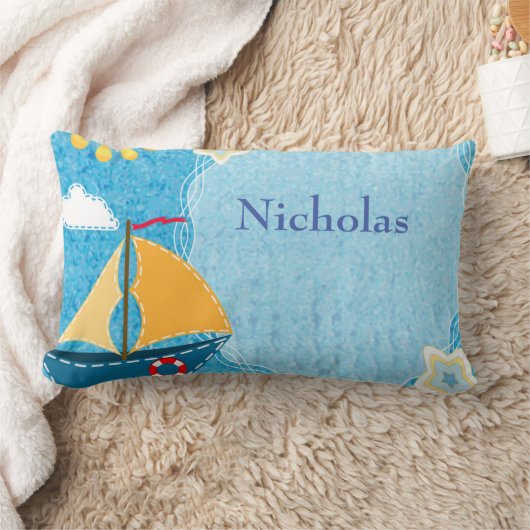 Geef de schitterende blauwe schotel aan kussen (Deken)