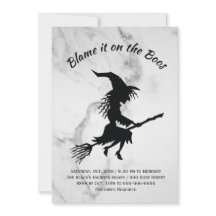 Geef de schuld aan de Boos Marble Halloween Party