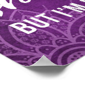 Geef de shoping op, geen uitmuntend grappigheidje poster (Hoek)