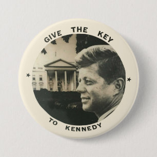 Geef de sleutel aan Kennedy Ronde Button 7,6 Cm
