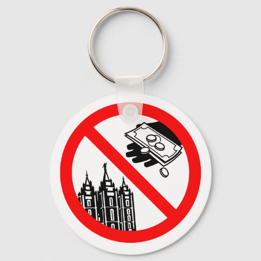 Geef de Sleutelhanger van de kerk niet door. (Voorkant)